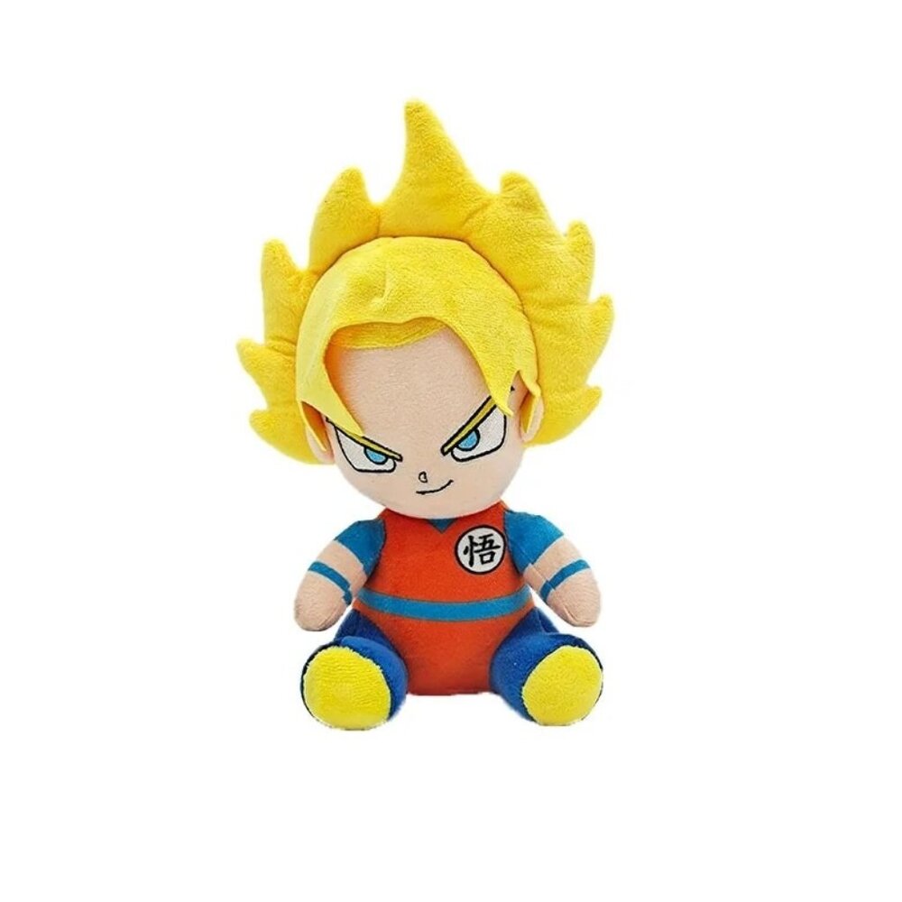 Dragon Ball Z Super Saiyan Goku 27cm New Plush Soft Stuffed Anime Toys - Picture 1 of 3